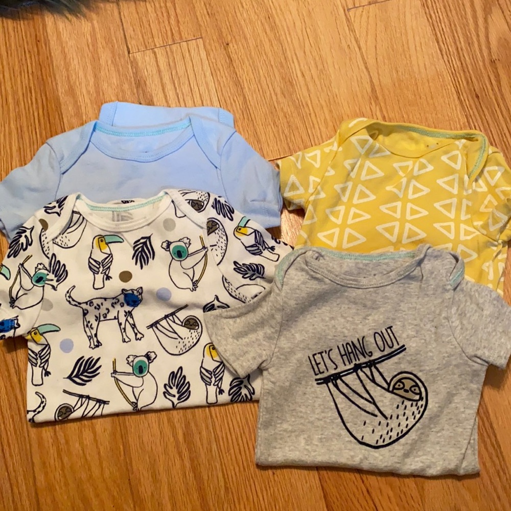 Cloud Island onesies set of 4